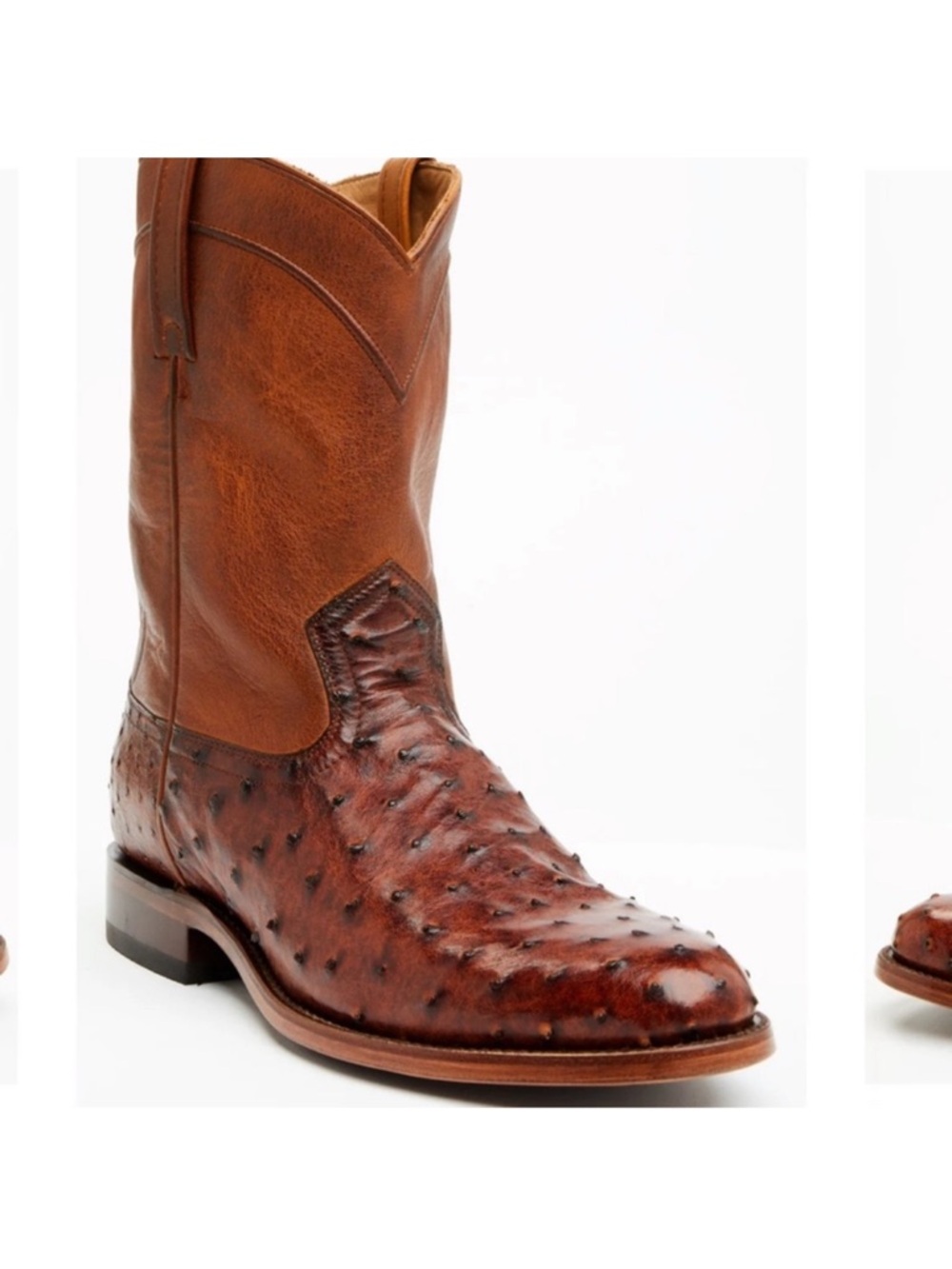 Cody James Ostrich Leather Boots